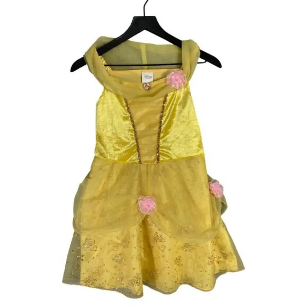 Disney Belle Princess Dress Costume Girls Size 10 Yellow‎ Party Dress